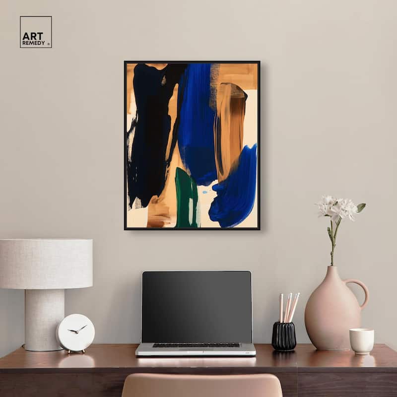 Ochre Odyssey Canvas by Art Remedy