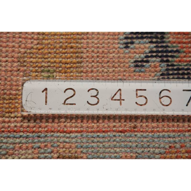 All-Over Floral Oushak Indian Large Rug Handmade Wool Carpet - 9'0"x 18'0"