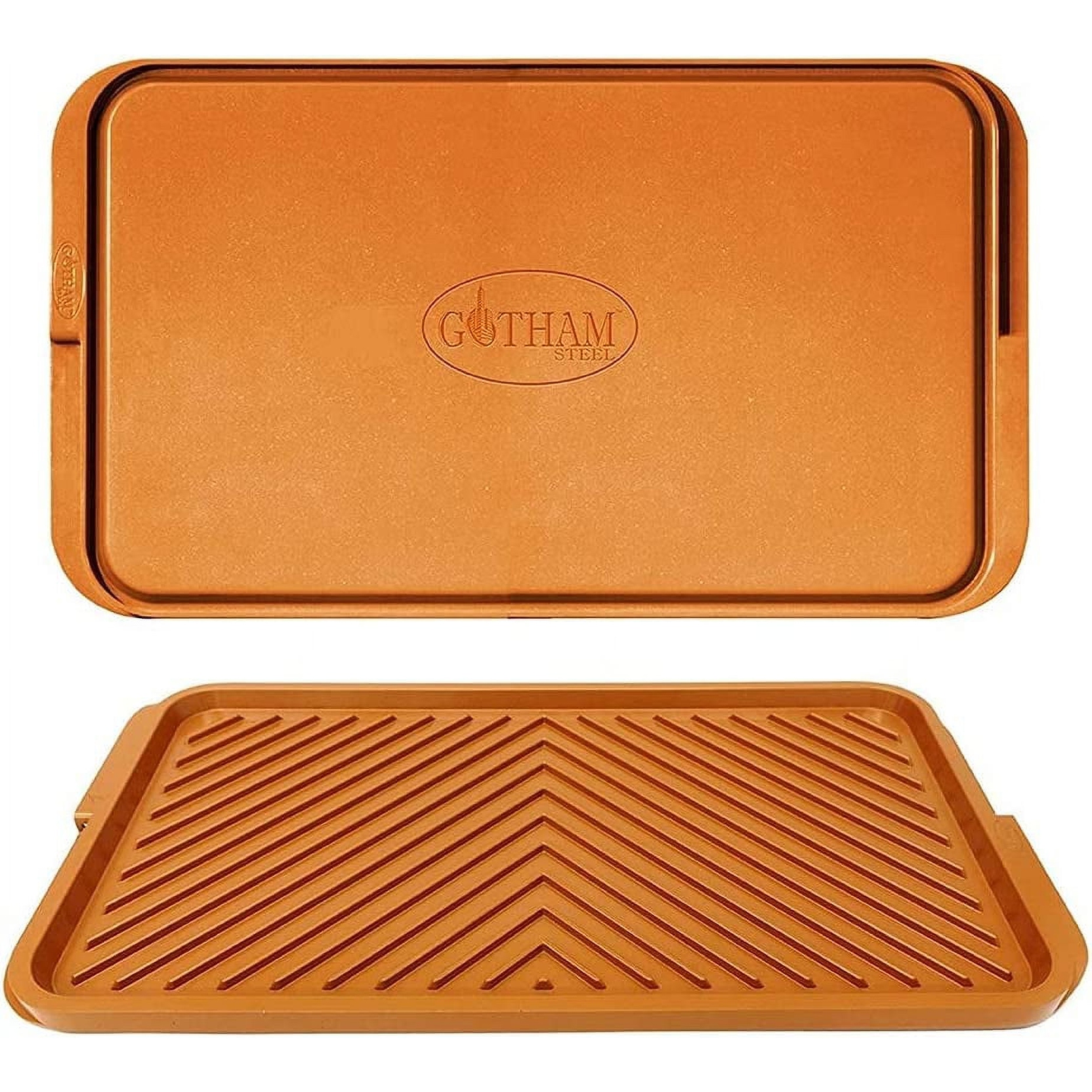 Gotham Steel Diamond Grill Griddle Pan 11.5 Nonstick Stovetop Cooking Bed Bath Beyond 41430688
