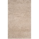 preview thumbnail 185 of 202, SAFAVIEH Laguna Shag Verdiana Solid Color 2-inch Thick Rug. 3' x 5' - Sand