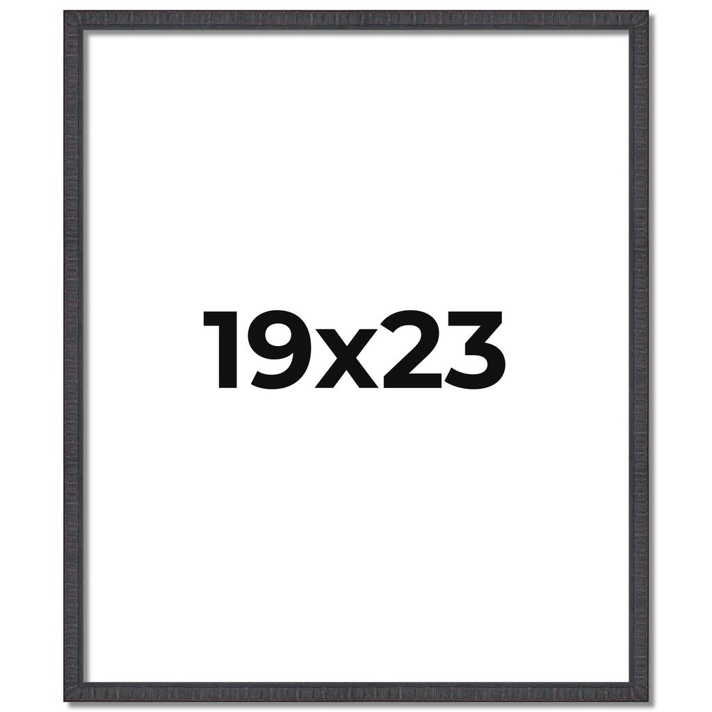 19x23 Frame Brown Solid Wood Picture Frame - Complete Modern Photo