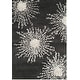 preview thumbnail 30 of 140, SAFAVIEH Handmade Soho Miyase Modern Burst New Zealand Wool Rug 2' x 3' - Charcoal/Ivory