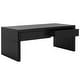 preview thumbnail 9 of 46, SAFAVIEH Home Collection Rune Coffee Table W/ Drawers - 47" L x 24" D x 20" H Black