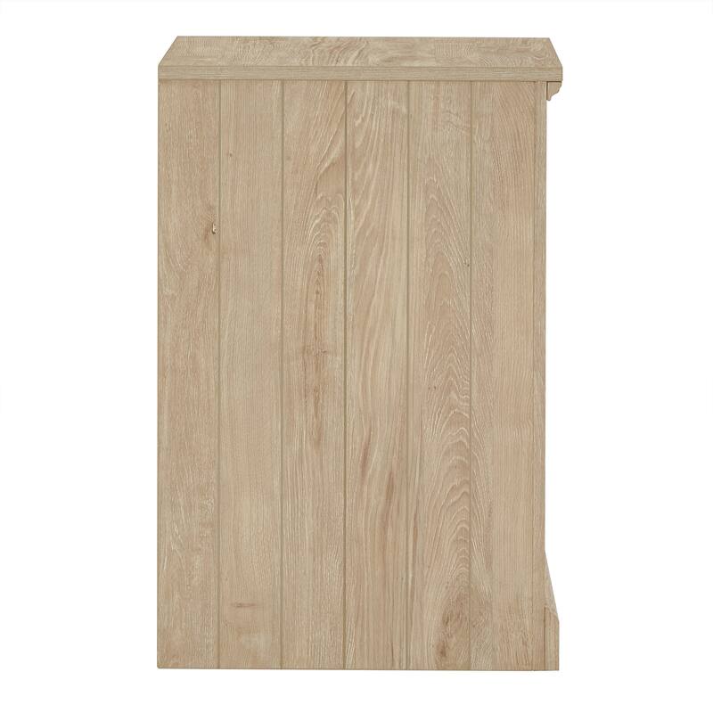 Hinesburg 40 in. Corner Desk with USB Chargers and 3-drawer File Cabinet by iNSPIRE Q Classic