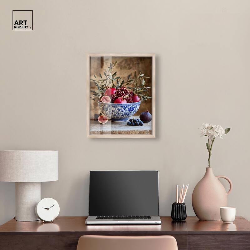 Grape Gathering Shadowbox by Art Remedy