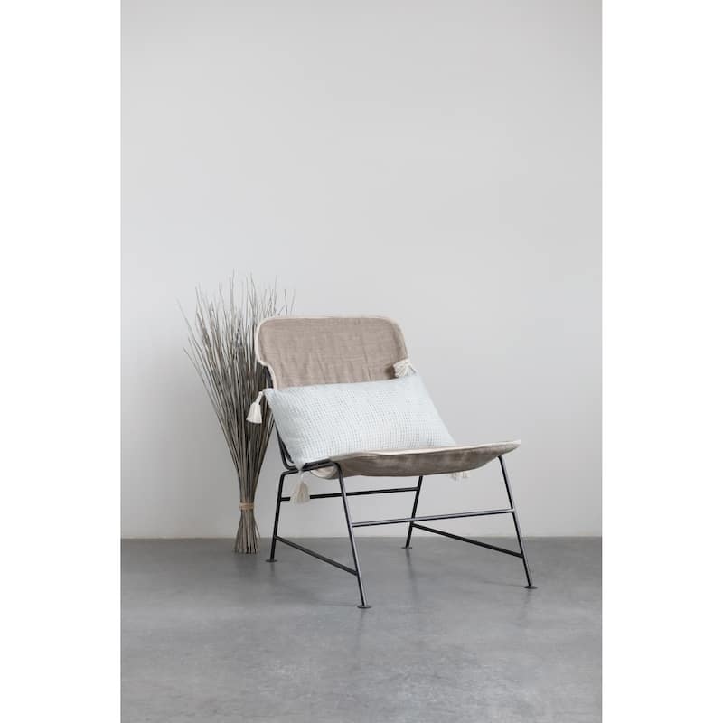 Reclined Sling Chair with Metal Frame