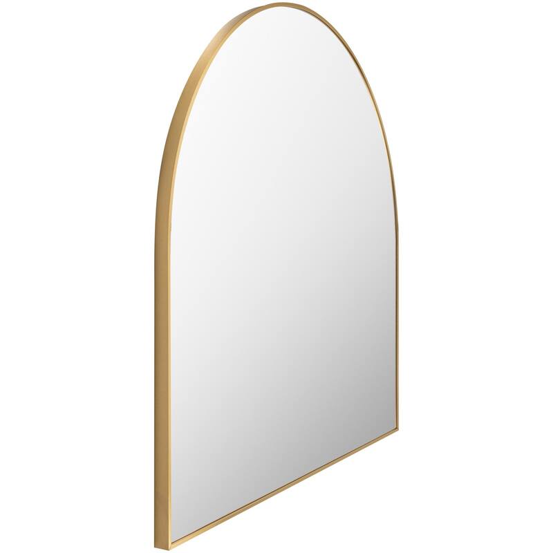 Livabliss Aranya Modern Aluminum Arched Accent Mirror