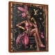 preview thumbnail 2 of 4, Designart "Elegant Boxer LIVIng In Luxury" Fashion Woman Canvas Art Framed Canvas Wall Art - Modern Wall Decor Art