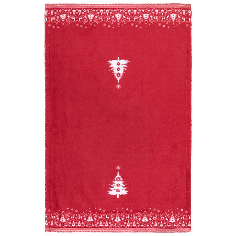 Reindeer and Snowflakes Christmas Kitchen Tea Towels- 26" - Set of 2