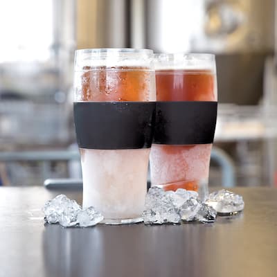 Beer FREEZE Cooling Cup in Black Set by HOST