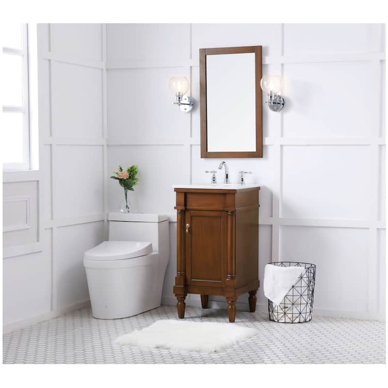 Elegant Lighting VF13018-VW Lexington 18" Free Standing Single Basin