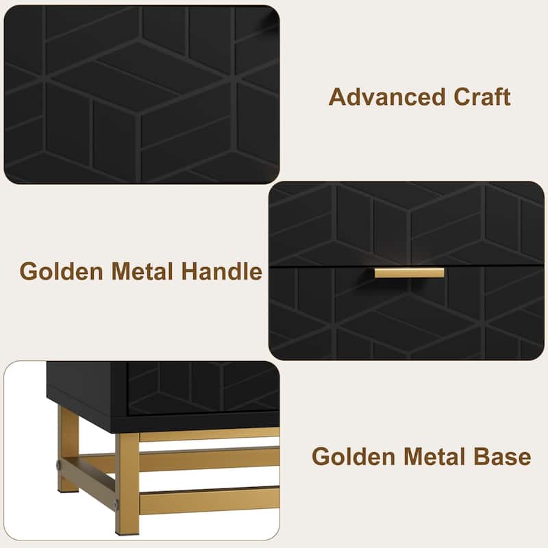 Dresser for Bedroom, 53.5" Large Drawer Dresser Organizer