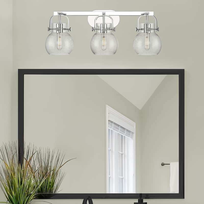 Innovations Lighting 423-3W-10-27 Pilaster II Sphere Vanity Pilaster
