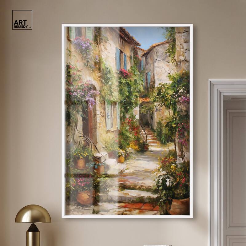 Mediterranean Charm II Shadowbox by Art Remedy