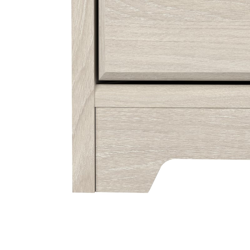 Cabot Espresso Oak Tall Storage Cabinet with Doors - 31.38"L x 16.30"W x 61.14"H
