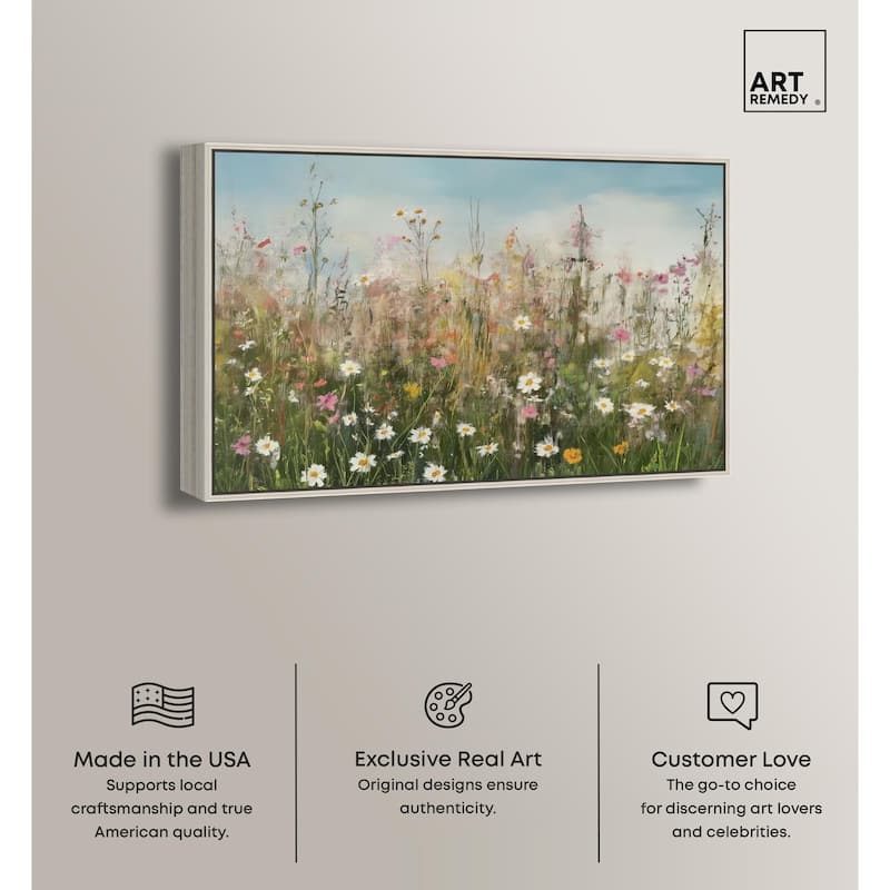 Glimmering Glade Garden I Canvas by Art Remedy