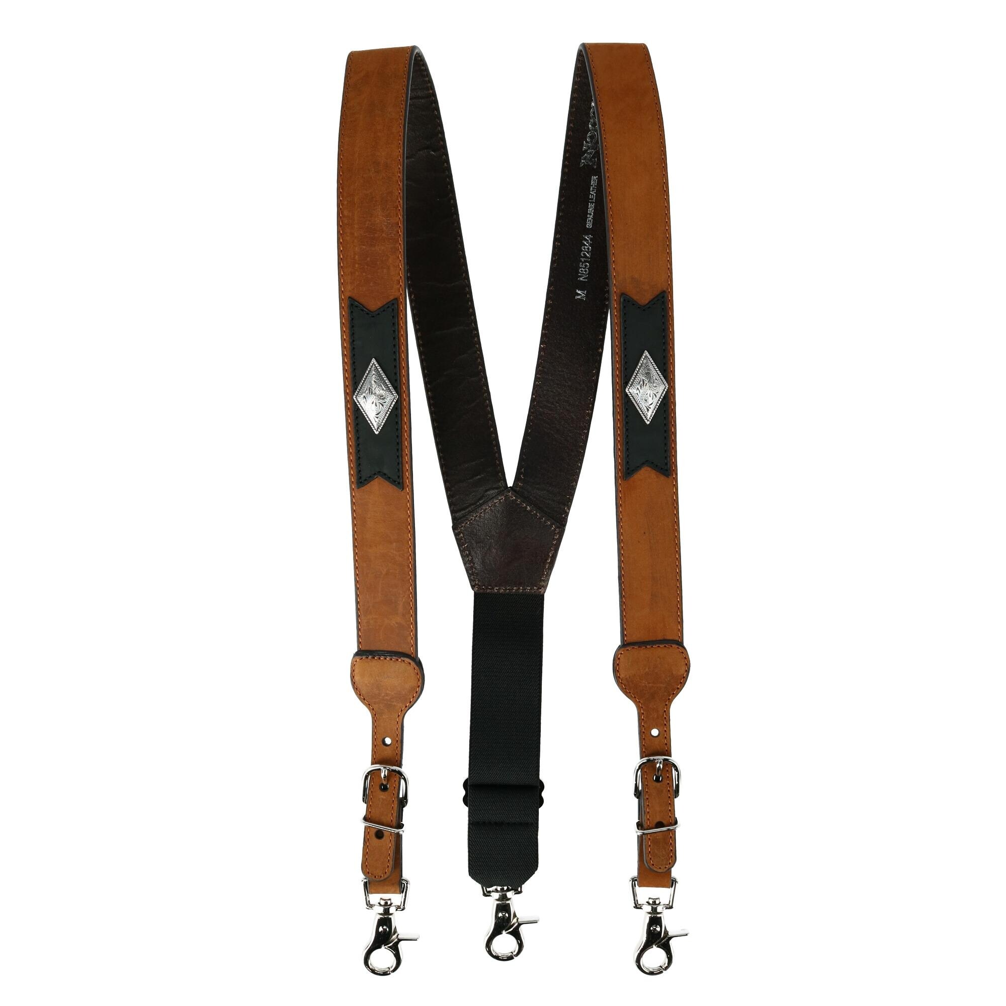 leather belt suspenders