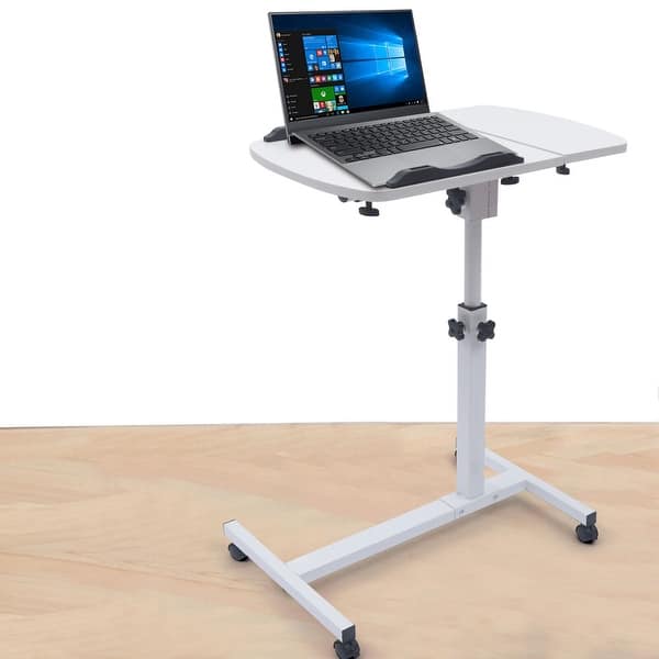 AdjustableHeight Rolling Laptop Desks Computer Stand On Sale Bed