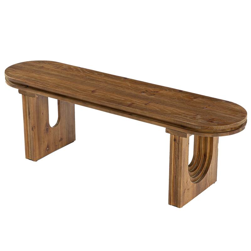 47.24" Bedroom Bench, Upholstered Bench for Bedroom End of Bed