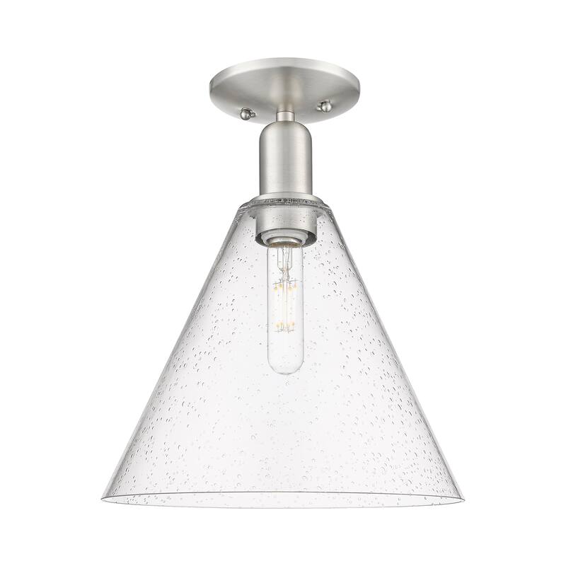 Innovations Lighting Endless Possibilities Arcadia - Berkshire Glass - 1 Light 12" Semi-Flush Mount