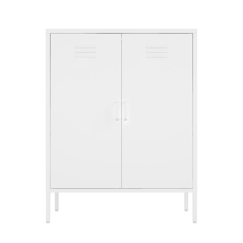 Manhattan Comfort Naomi 32" Metal Accent Cabinet