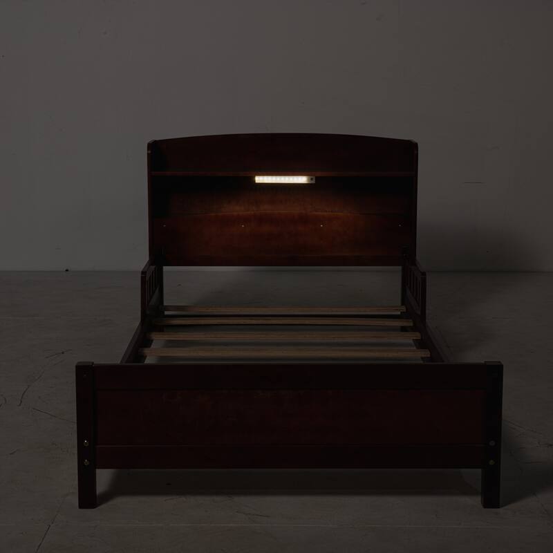 Full Pine Wood Bed with Innovative Features for Ultimate Comfort