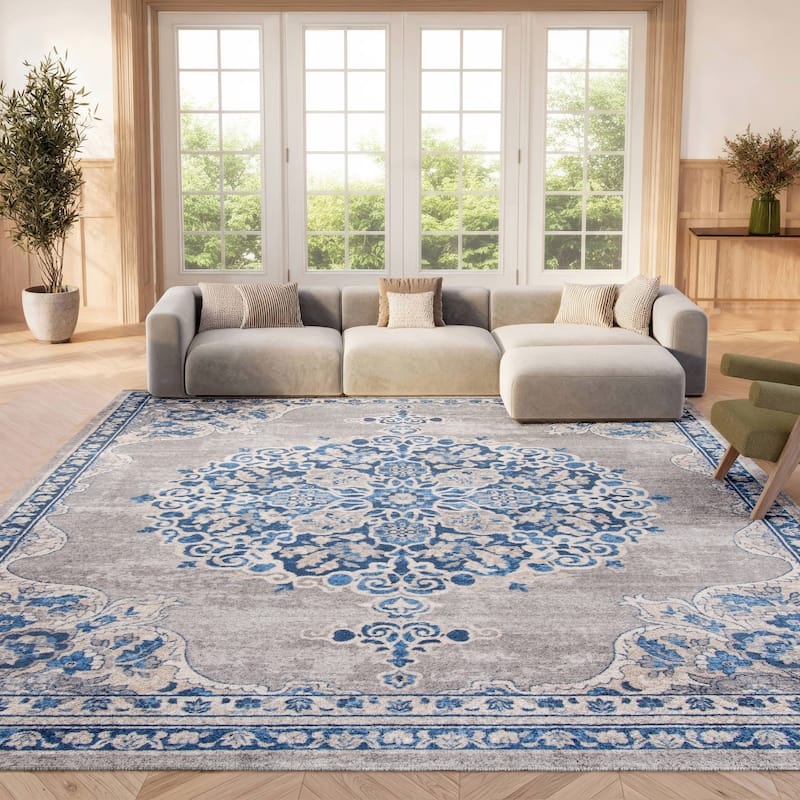 SAFAVIEH Brentwood Coralyne Traditional Oriental Rug