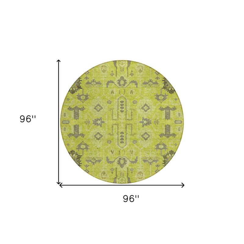 HomeRoots Oriental Traditional Rectangle Outdoor Rug