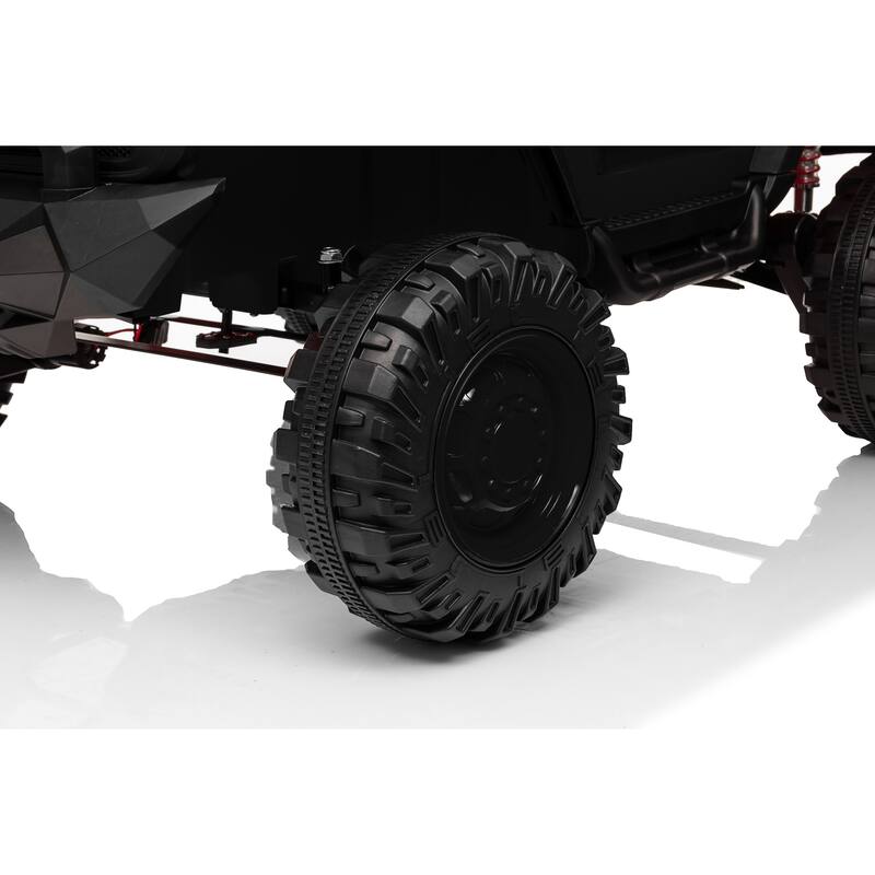 Children's Ride-On Truck 24V Ride-On Car with LED Lights, Electric Car Toddler Vehicle with Bluetooth