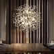 preview thumbnail 23 of 79, 8/9/12/16-Light Modern Linear Sputnik Firework Dandelion Crystal Chandelier
