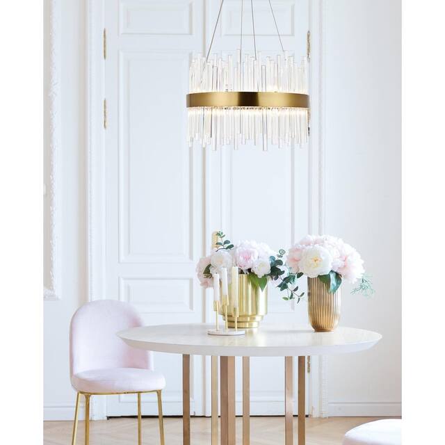 Gold Chandelier Clear Crystal
