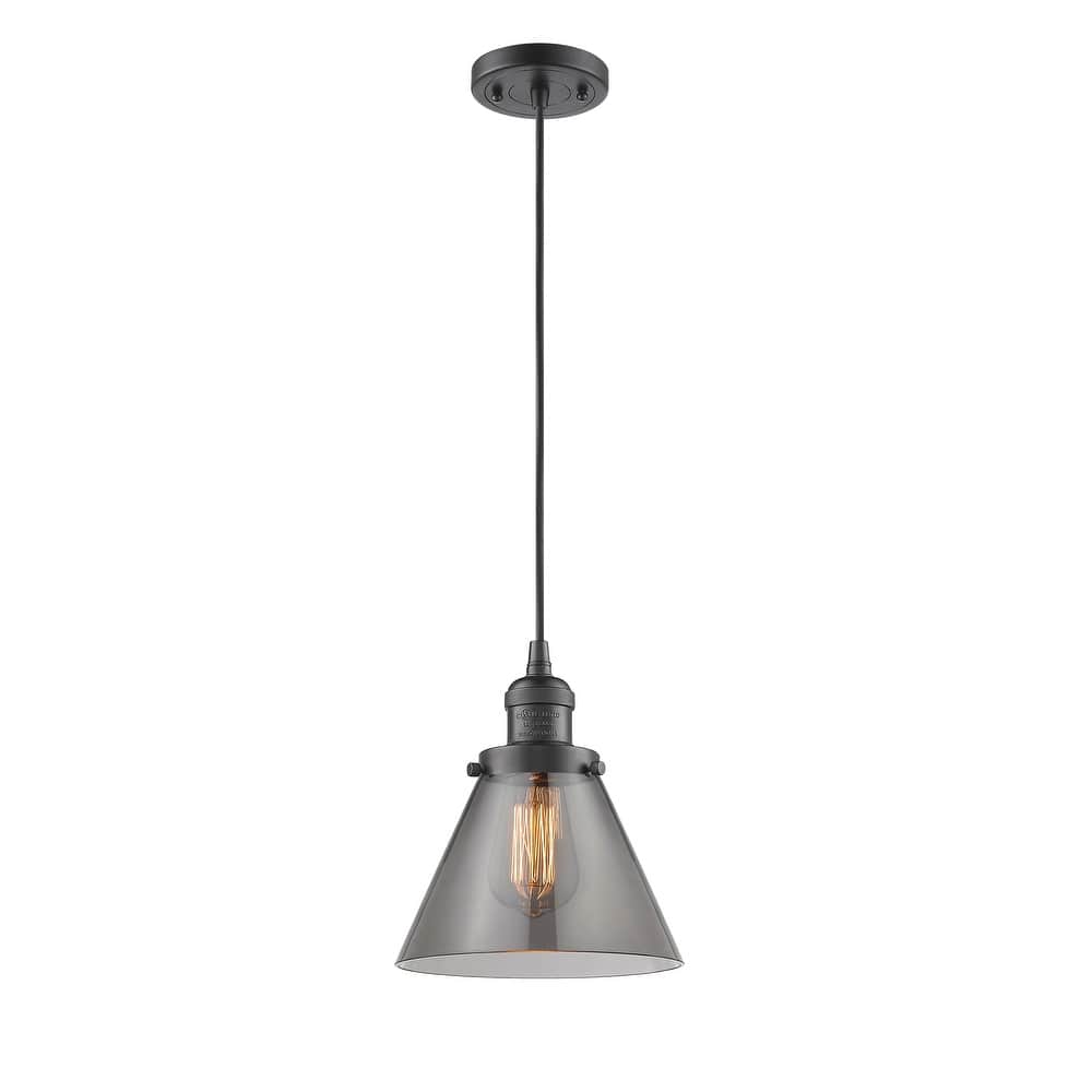 Innovations Lighting Franklin Restoration Cone - 1 Light 8" Cord Hung Mini Pendant