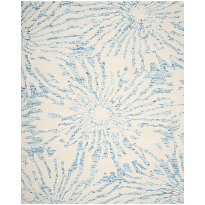 SAFAVIEH Handmade Bella Terzia Modern Floral Wool Rug