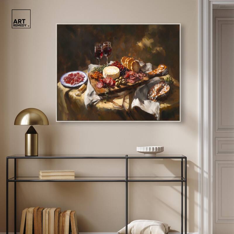 Art of Charcuterie Canvas by Art Remedy
