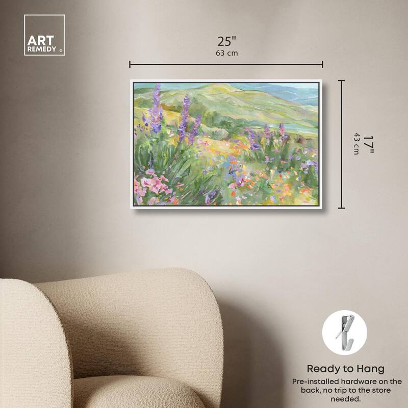 Blooming Fields Canvas by Art Remedy