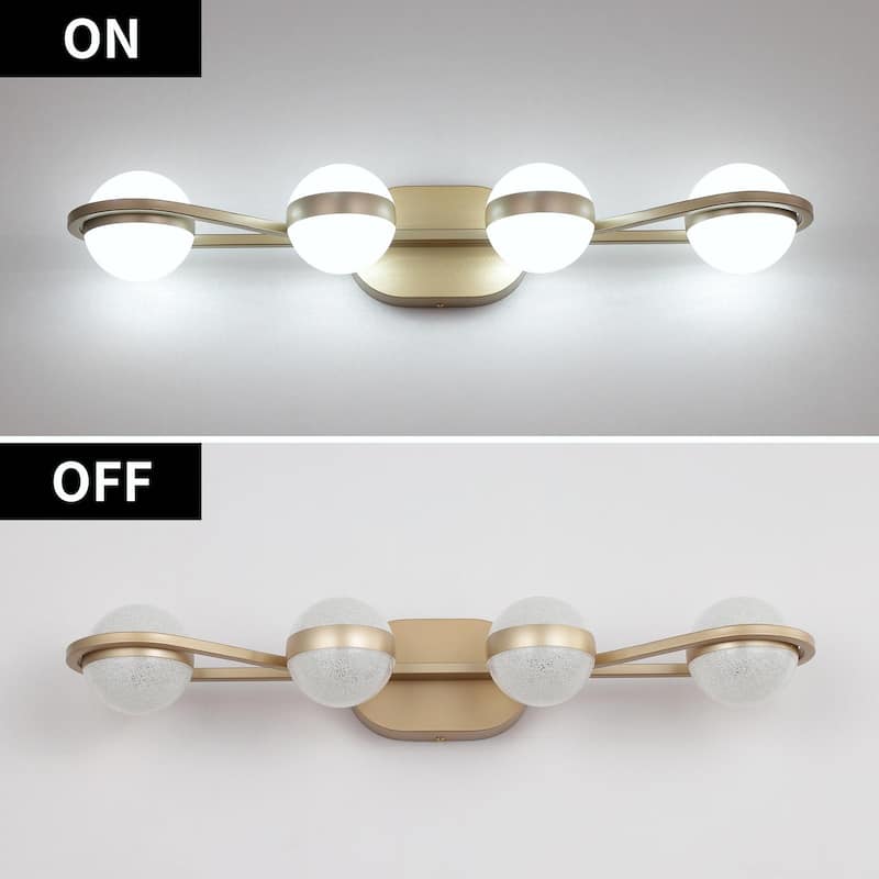 Vanity Lights With 4/5/6 LED Bulbs For Bathroom Lighting