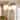 5-Light Vintage Gold Chandelier with White TC Fabric Shades - 23.6 in. W × 23.6 in. D × 23.6 in. H
