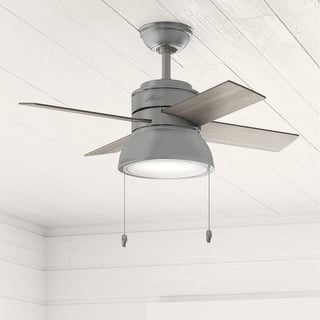 Hunter 36" Loki Ceiling Fan with LED Light - Bedrooms, Home Office, Laundry - Rustic, Farmhouse