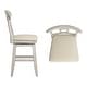 preview thumbnail 26 of 30, Ronda Napoleon Back Wood Swivel Chair