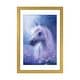 preview thumbnail 10 of 18, iCanvas "Unicorn Moon" by Bente Schlick Gold - 24x16x1