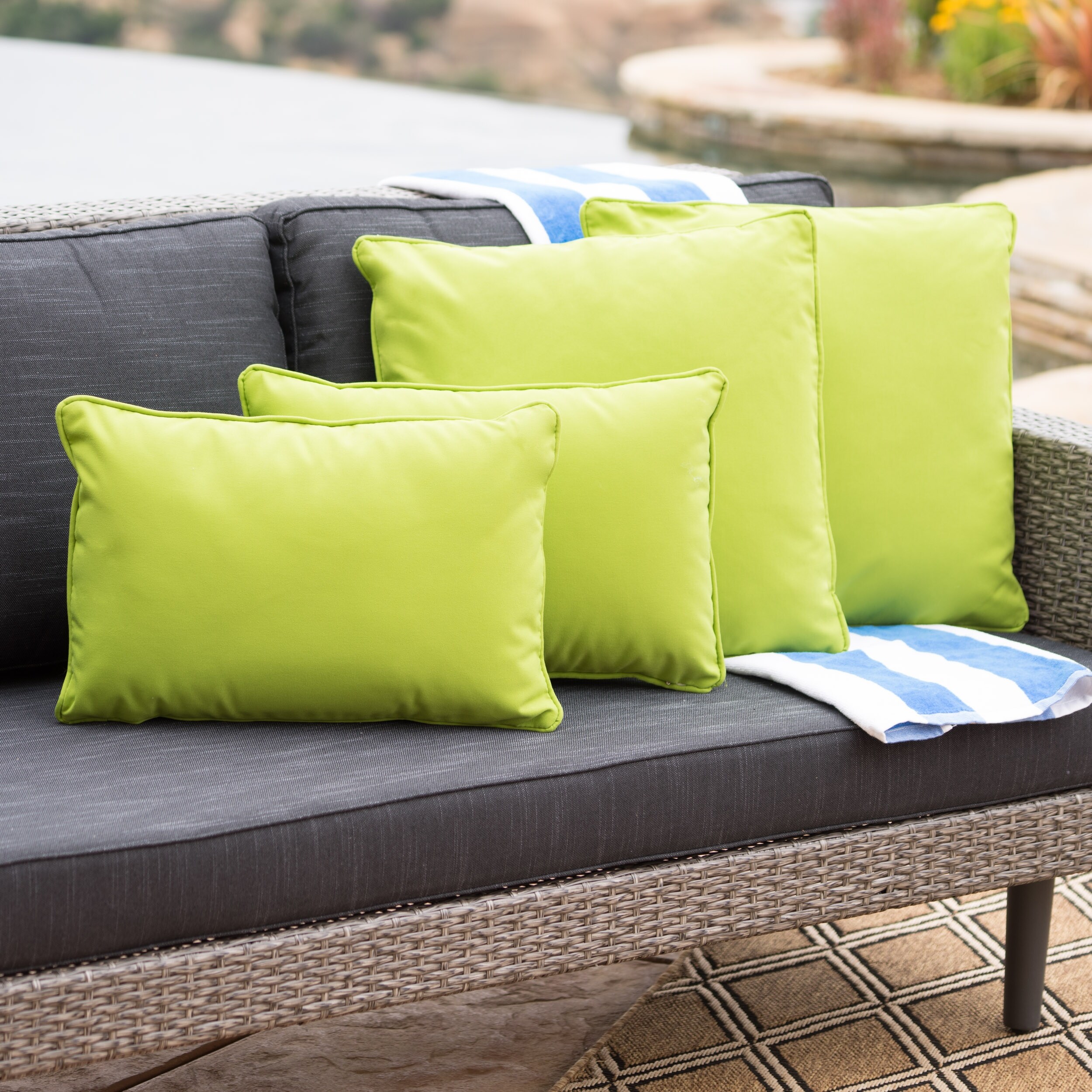 Outdoor Cushions and Throw Pillows Bed Bath Beyond