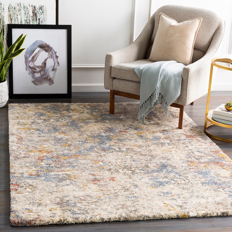 Artistic Weavers Nickie Plush Abstract Area Rug - 5'3" x 7'3" - Brown