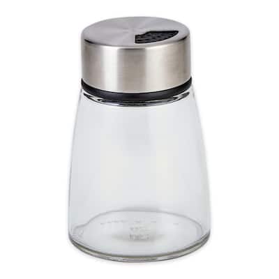 Spice Shaker 5-Ounce Glass and Stainless Steel