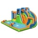 preview thumbnail 1 of 8, Costway Inflatable Water Slide Giant Bounce Castle w/Dual Climbing - See Details Blue, Green, Orange - See Details - 5-7 Years