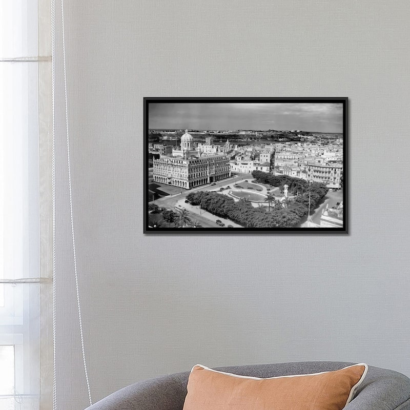 iCanvas "1930s-1940s Presidential Palace Seen From Sevilla Hotel Havana Cuba" by Vintage Images Framed Canvas Print