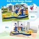 preview thumbnail 4 of 8, Gymax Inflatable Water Slide Park Bounce House Splash Pool Water