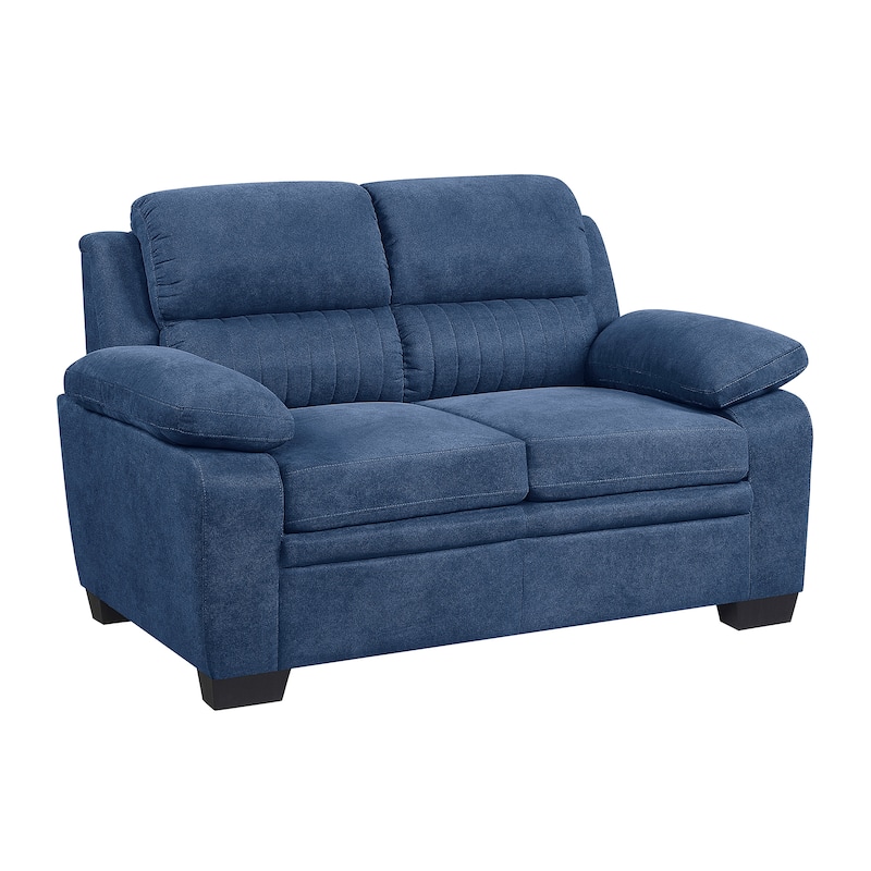 Onofre Fabric Living Room Loveseat - Blue