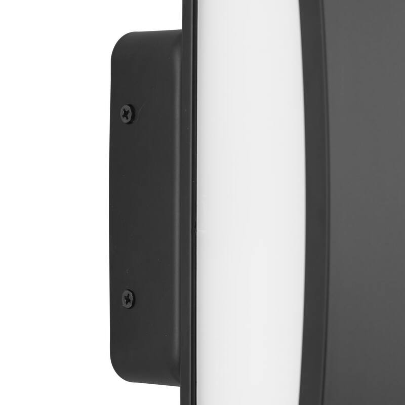 Curvity LED Collection 24 in. Black Modern 3CCT Integrated LED Linear Vanity Light - 24 in x 3.94 in x 4.53 in