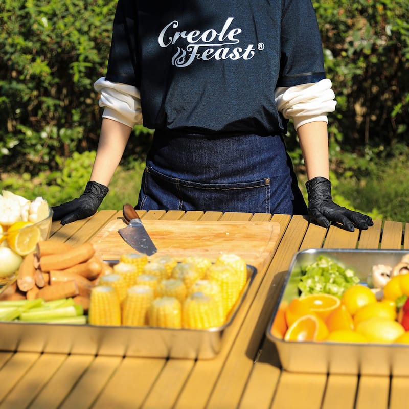 Creole Feast SBK0601,60 QT Seafood Boiling Kit with Strainer