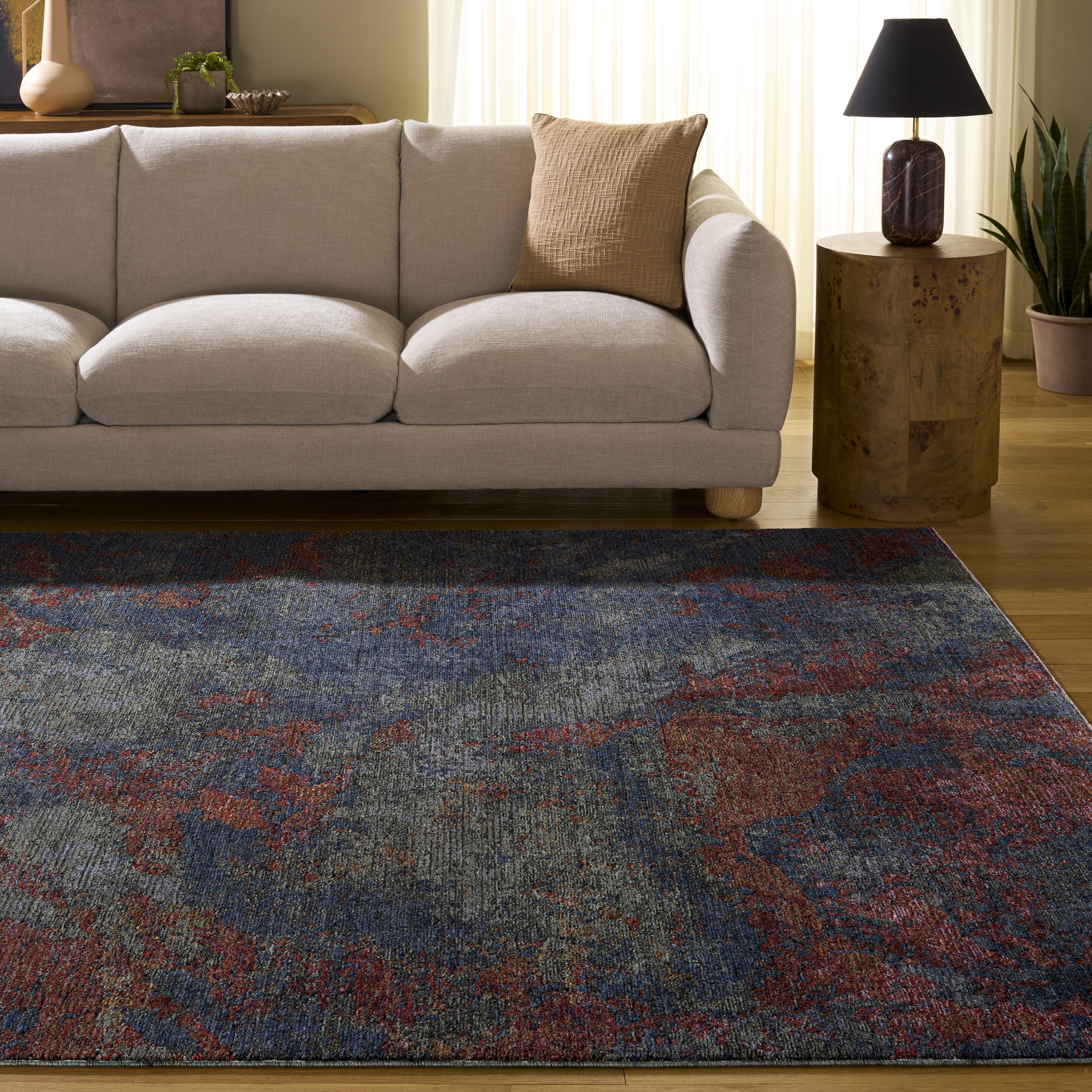 SAFAVIEH Gemstone Ahlrike Traditional Cotton Rug